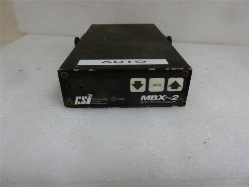 *AS IS* CSI MBX-2 DGPS 283.5-325.0 kHz Radio Beacon Receiver