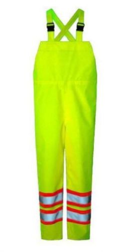 Viking Safety Maxx Bib Rain Pants, XL, Green, 6325