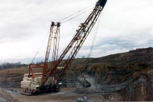 1975 ? central ohio coal dragline crane photo c3866-np1y2a for sale