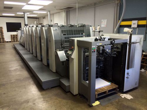 Ryobi press 756xle 6-color coater 6-up 30” – heidelberg komori sakurai for sale