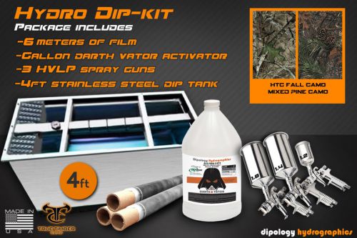 True Timber Hydrographics Stainless Steel Dip Tank Kit Transfer Printing Film