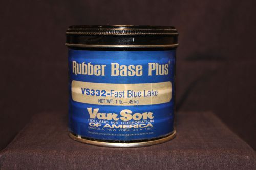 1 lb - van son - commercial offest printing ink - vs332 - fast blue lake for sale