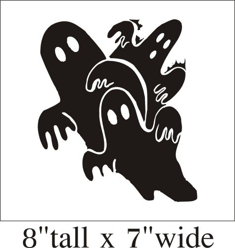 2X Spooky Ghosts Funny Car Truck Bumper Vinyl Sticker Decal Decor Art-1873