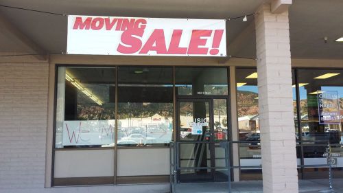 Moving Sale Banner