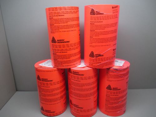 1 sleve monarch 1100 series senco labels 1151 1152 1176 1177 orange 6 rolls for sale