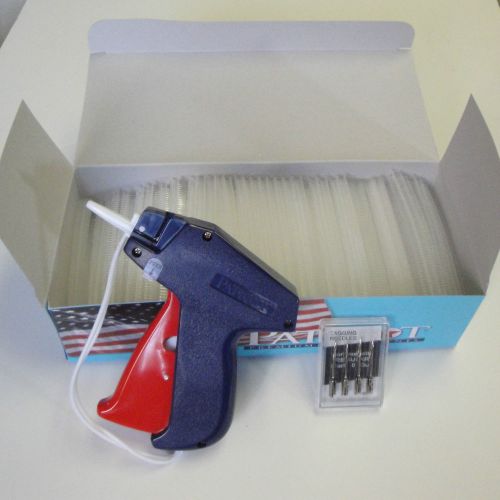Regular dennison style tag gun combo, 5000 3&#034; fasteners and 4 needles, tags,barb for sale