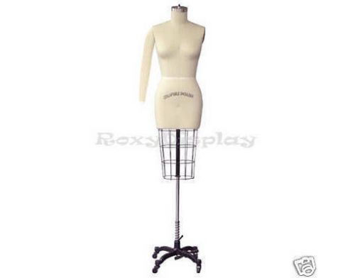 Professional dress form, Mannequin, Size 12, w/Hip+Arm