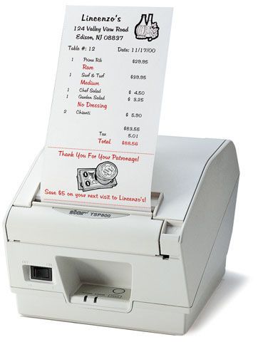 Star Micronics TSP847iil-24 Thermal Receipt POS Printer - Gray