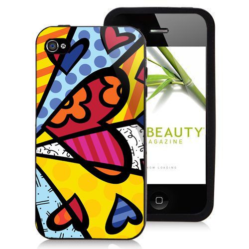 Romero Britto Logo iPhone 5c 5s 5 4 4s 6 6plus case