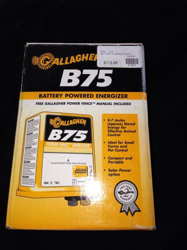 Gallagher B75 Fence Charger - NIB