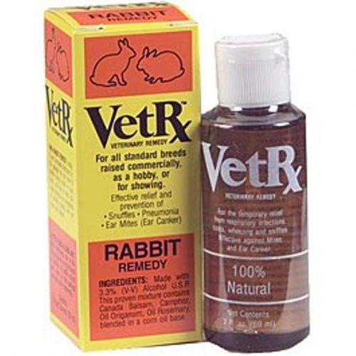 Vet rx rabbit cavi 2oz veterinary remedy colds cough sneeze pneumonia natural for sale