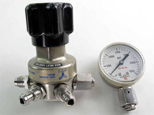 Veriflo IR401W4PFSMM?MF Pressure Regulator Valve (4) Ports w/ Pressure Gage