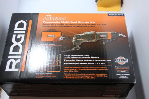 Ridgid JobMax Air Powered Multi-Tool Starter Kit, Sander,Saw, New #R9020PNK