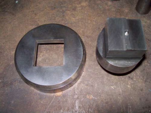 1.5 inch square whitney punch &amp; die set same as used in diacro press for sale