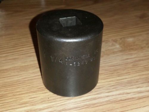 Cornwell Tools SAE P3240 1-1/4&#034; 6 Point Impact Socket 1/2&#034; Drive Shallow P-3240