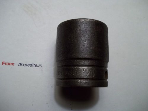 SNAP ON TOOLS 1-1/16&#034; SOCKET 1/2&#034; DR 12PT GSW341 MILLWRIGHT AUTO MECHANIC CAR