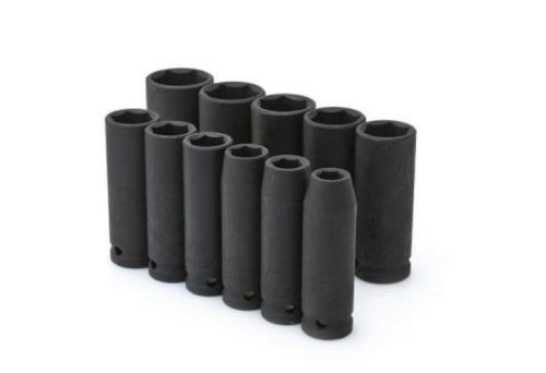 Husky 1/2 In. Drive SAE Deep Impact Socket Set (11-piece)