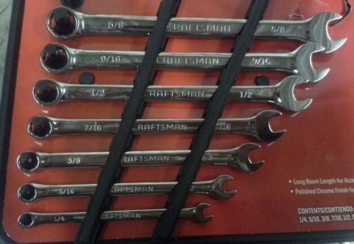 Craftsman 7 pcs wrench SAE