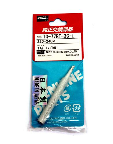 1pc TQ-77RT-3C-L Goot Taiyo Soldering Tip for TQ-77 TQ-90 TQ-95 AC220V Japan