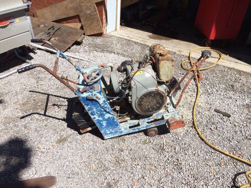 Target 14hp kohler powered self propelled concrete road saw for sale