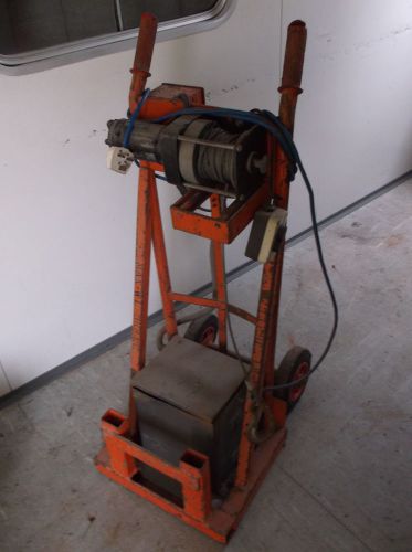 Lucas 240/12 volts winch on trolley for sale