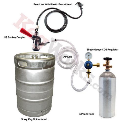 Economy refrigerator conversion kit - us coupler - college party beer kegerator for sale