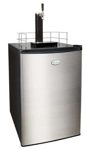 New - nostalgia electrics keg7000ss kegorator beer keg fridge for sale