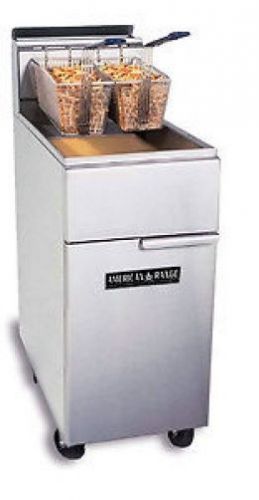 American range af-75 75lb. heavy duty commercial gas deep fat fryer for sale