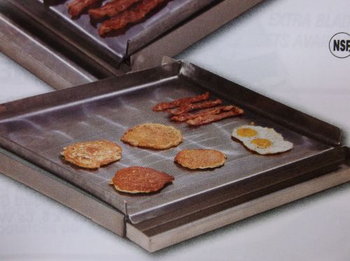 Make-A-Griddle 24&#034; Commercial Steel Griddle/Grill Plate (4 Burner, Stovetop)