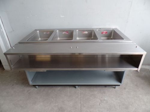 Duke 4 Well Natural Gas Steam Table  Model No: ADI4EM