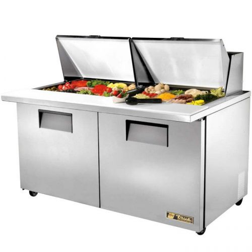 True Mega Top Prep Table, TSSU-48-18M-B, Commercial, Kitchen, Food, New