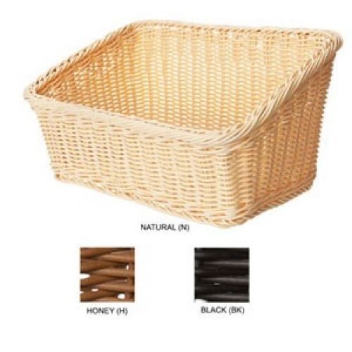 GET Enterprise WB-1510-H Honey 9.25&#034; x 13&#034; Rectangular Cascading Basket