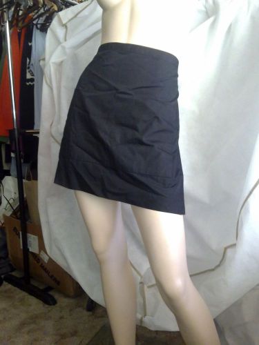 Unisex Black Apron Cotton w/ 4 Pockets ( 7.5 x 8 ) sz.19.5 x 16.5 $55 FREE S&amp;H