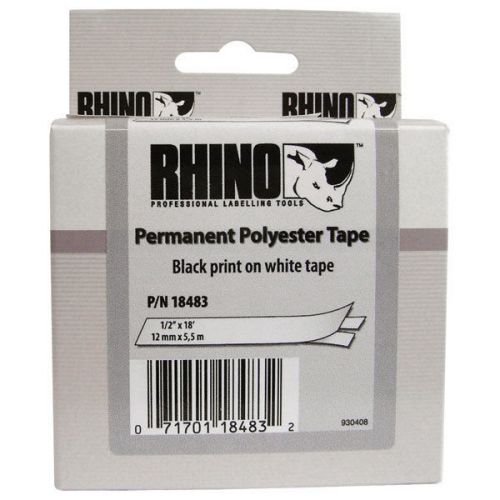 RHINO 18483 RhinoPro Series Replacement Tape - Length: 18&#039;, Width: 1/2&#034;, Color:
