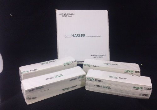 Hasler postage meter tapes strips labels #910-003-0 new box of 1000 double label for sale