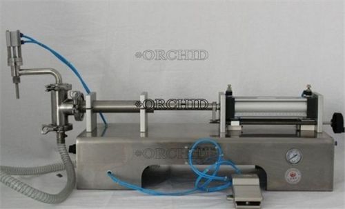 Pneumatic liquid filling machine 30- 300ml for shampoo\oil\perfume\liquid filler for sale