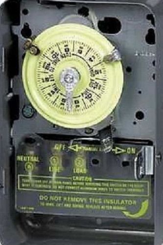 Intermatic t103 timer, 120 volt 24 hour clock, dpst (mechanism only) for sale