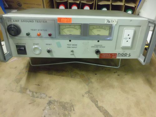 Rod-l 25 amp ground tester model m25 for sale