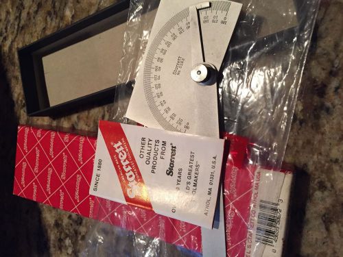 STARRETT C183 Chrome Protractor