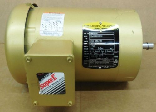 BALDOR,  AC MOTOR GENERAL PURPOSE ,VEM3546, 1 HP, 1760RPM, 3PH