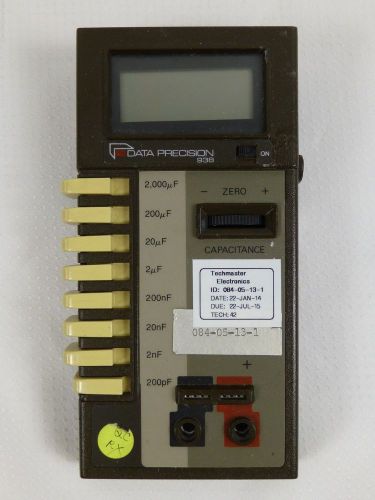 DATA PRECISION 938 CAPACITANCE Handheld Meter