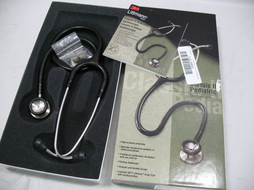 3M LITTMAN [#2113] CLASSIC II PEDIATRIC STETHOSCOPE (BLACK, 28IN)