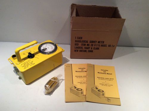 Radiological Survey Meter OCD Item No. CD V-715, model 1a Geiger Counter