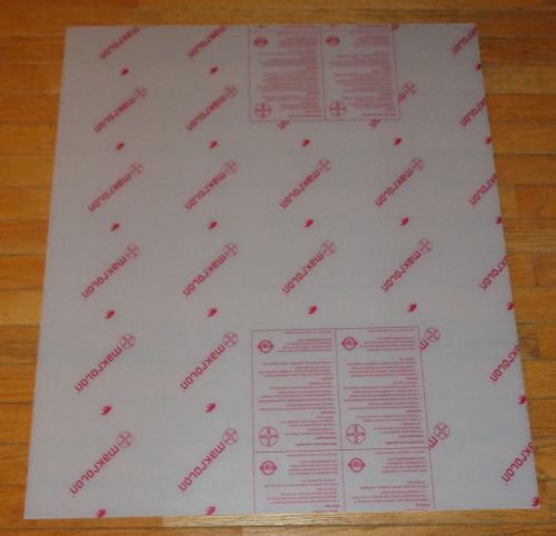 3/16&#034; Thick Clear Makrolon Bayer Polycarbonate (Lexan)  27.375&#034; x 31.625&#034;