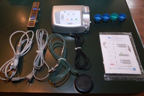 Piezo Symmetry IQ 3000 Dental Ultrasonic Piezo Scaler w/ 4 tips, handpc, pedal