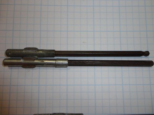 XCELITE Driver Bit Hex Allen 99-26b/p &amp; 99-26 3/16&#034; Blade Ball-point Straight