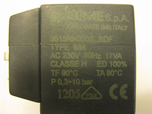 CEME solenoid coil type H 230V 17VA 50Hz  seat ? 13mm H 35mm series 688