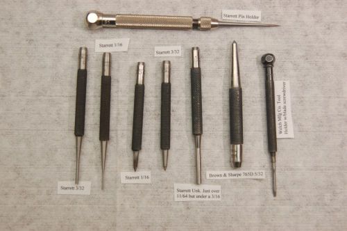 Starrett Punches