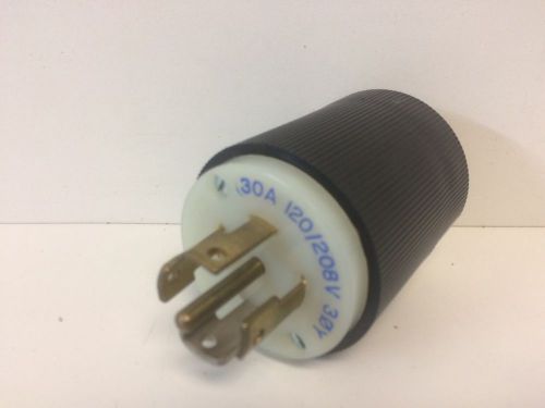 GUARANTEED! HUBBELL 30A 120/208V CONNECTOR PLUG 231A