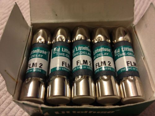 Lot of (10) - FLM 2, FLM-002 Littlefuse Midget Fuse 250V, FREE SHIP,BEST DEAL